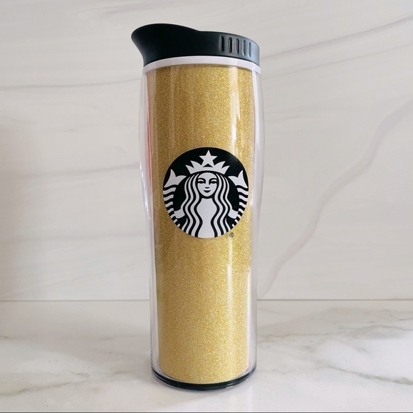 Starbucks 2020 Holiday Gold Sparkle Tumbler - Picture 1 of 6